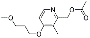 4-(3-Methoxypropoxy)-3-methyl-2-pyridinemethanol acetate Struktur