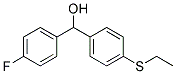 4-(ETHYLTHIO)-4'-FLUOROBENZHYDROL 97% Struktur