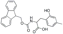 Fmoc-2-hydroxy-4-methyl-DL-phenylalanine
 Struktur