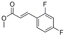 3-(2,4-DIFLUOROPHEYL)-ACRYLIC ACID METHYL ESTER Struktur