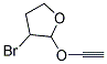 3-BROMO-2-ETHYNYLOXY-TETRAHYDRO-FURAN Struktur