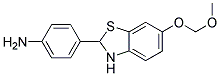 4-(6-METHOXYMETHOXY-2,3-DIHYDRO-BENZOTHIAZOL-2-YL)-PHENYLAMINE Struktur