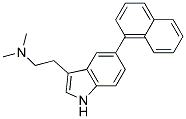 DIMETHYL-[2-(5-NAPHTHALEN-1-YL-1H-INDOL-3-YL)-ETHYL]-AMINE Struktur