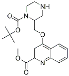 METHYL 4-(N-BOC PIPERAZINE)-6-METHYOXY-QUINOLINE-2-CARBOXYLATE Struktur