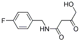 N-(4-FLUORO-BENZYL)-4-HYDROXY-3-OXO-BUTYRAMIDE Struktur