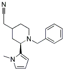 R-(1-METHYL-1H-PYRROL-2-YL)-1-BENZYL-4-PIPERIDINEACETONITRILE Struktur