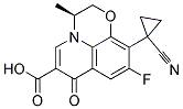 (S)-10-(1-cyanocyclopropyl)-9-fluoro-3-methyl-7-oxo-2,3-dihydro-7H-pyrido[1,2,3-de][1,4]benzoxazine-6-carboxylic acid Struktur