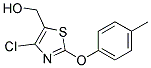 4-CHLORO-2-(4-METHYLPHENOXY)-5-THIAZOLEMETHANOL Struktur