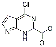 4-CHLOROPYRROLO[2,3-D]PYRIMIDINE -2-CARBOXYLATE Struktur