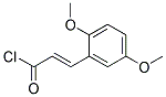 3-(2,5-DIMETHOXYPHENYL)-2-PROPENOYLHLORIDE Struktur