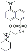 Dansyl-GlycinePiperidiniumSalt Struktur