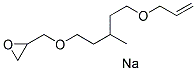 Sodium bis(2-propenoxyethyl)ethoxide, 10 % in toluene Struktur