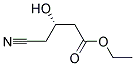 (3S)-4-Cyano-3-hydroxybutyricacidethylester Struktur