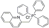 TRIPHENYL-(2-QUINOLINYLMETHYL)-PHOSPHONIUM CHLORIDE Struktur