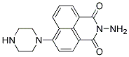 N-AMINO-4-PIPERAZINO-1,8-NAPHTHALIMIDE Struktur