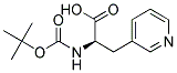 NALPHA-TERT-BUTOXYCARBONYL-3-(3-PYRIDYL)-D-ALANINE Struktur