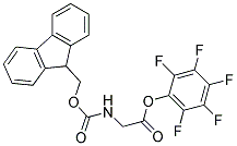 N-ALPHA-(9-FLUORENYLMETHYLOXYCARBONYL)-L-GLYCINE PENTAFLUORPHENYL ESTER Struktur