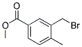 METHYL 3-BROMOMETHYL-4-METHYLBENZOATE Struktur