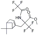 METHYL 2-[(6,6-DIMETHYLBICYCLO-[3.1.1]-HEPT-2-EN-2-YL)METHYL]-3,3,3-TRIFLUORO-2-[(TRIFLUOROACETYL)AMINO]PROPANOATE Struktur