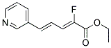 ETHYL 2-FLUORO-5-(3-PYRIDYL)PENTA(2-Z,4-E)DIENOAT Struktur