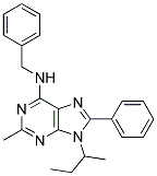 9-SEC-BUTYL-N-BENZYL-2-METHYL-8-PHENYL-9H-PURIN-6-AMINE Struktur