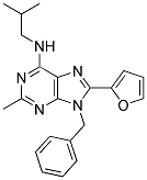 9-BENZYL-8-(FURAN-2-YL)-N-ISOBUTYL-2-METHYL-9H-PURIN-6-AMINE Struktur