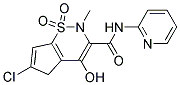 6-CHLORO-4-HYDROXY-2-METHYL-1,1-DIOXO-2,5-DIHYDRO-1H-1L6-CYCLOPENTA[E][1,2]THIAZINE-3-CARBOXYLICACIDPYRIDIN-2-YLAMIDE Struktur