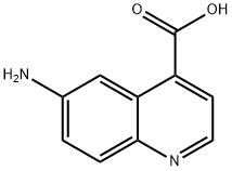 6-AMINOQUINOLINE-4-CARBOXYLIC ACID Struktur