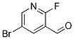 5-BROMO-2-FLUOROPYRIDINE-3-CARBALDEHYDE Struktur