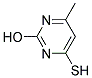 4-METHYL-6-MERCAPTO-2-PYRIMIDINOL Struktur