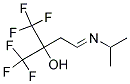 4-ISOPROPYLIMINO-1,1,1-TRIFLUORO-2-TRIFLUOROMETHYL-BUTANE-2-OL Struktur