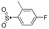 4-FLUORO-2-METHYLBENZENESULPHONYL Struktur