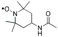 4-ACETAMIDO-TEMPO, FREE RADICAL, (4-ACETAMIDO-2,2,6,6-TETRAMETHYL-1- PIPERIDINYLOXY, FREE RADICAL) Struktur