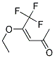 4-(TRIFLUOROMETHYL)-4-ETHOXY-3-BUTENE-2-ONE Struktur