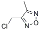 3-CHLOROMETHYL-4-METHYLFURAZANE Struktur