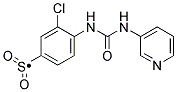 3-CHLORO-4-(3-PYRIDIN-3-YL-UREIDO)-BENZENESULFONYL Struktur