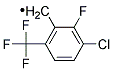 3-CHLORO-2-FLUORO-6-(TRIFLUOROMETHYL)BENZYL Struktur