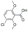 3-CHLORO-2,6-DIMETHOXYBENZOIC ACID Struktur