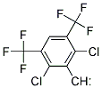 3,5-BIS(TRIFLUOROMETHYL)-2,6-DICHOROBENZAL Struktur