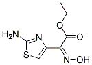 (Z)-2-(2-AMINO-4-THIAZOLYL)-2-HYDROXYIMINOACETIC ACID ETHYL ESTER Struktur