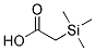 (CARBOXYMETHYL)-TRIMETHYLSILANE Struktur