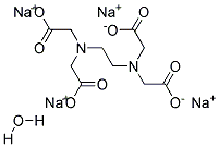 ETHYLENEDIAMINETETRAACETIC ACID*TETRASODIUM HYDRATE Struktur