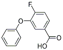 4-FLUORO-3-PHENOXY BENZOIC ACID Struktur