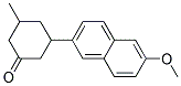 5-(6-METHOXY-2-NAPHTHYL)-3-METHYLCYCLOHEXAN-1-ONE Struktur