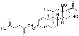 METHYLPREDNISOLONE HYDROGEN SUCCINATE Struktur