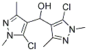 DI(5-CHLORO-1,3-DIMETHYL-1H-PYRAZOL-4-YL)METHANOL, TECH Struktur