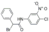 N1-(4-CHLORO-3-NITROPHENYL)-2-BROMO-2-PHENYLACETAMIDE, TECH Struktur