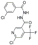 6-CHLORO-N'-(3-CHLOROBENZOYL)-4-(TRIFLUOROMETHYL)NICOTINOHYDRAZIDE, TECH Struktur