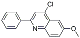 4-CHLORO-6-METHOXY-2-PHENYLQUINOLINE, TECH Struktur