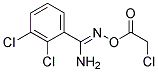 O1-(2-CHLOROACETYL)-2,3-DICHLOROBENZENE-1-CARBOHYDROXIMAMIDE, TECH Struktur